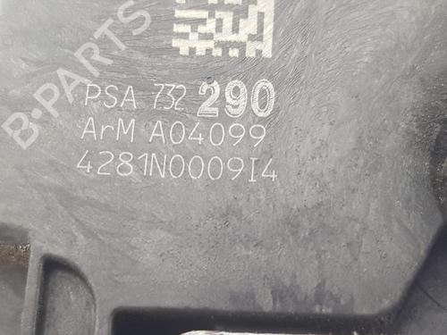 Front right lock PEUGEOT 3008 I MPV (0U_) 1.6 HDi | BP8883942C97 