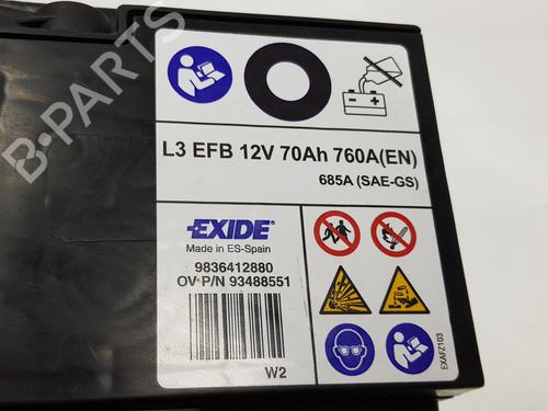 Battery OPEL ASTRA L Sports Tourer (OV5) 1.2 (FRHNPJ) | BP25785163E11 