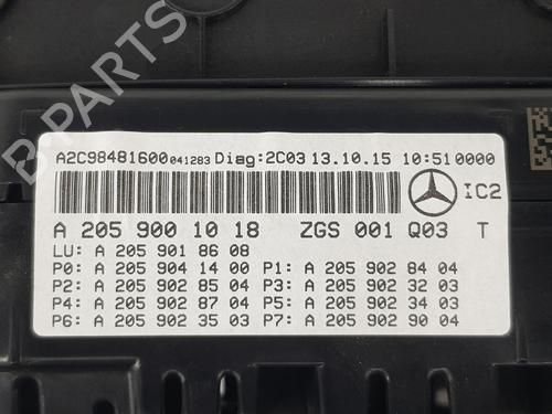 Instrument cluster MERCEDES-BENZ C-CLASS (W205) C 220 BlueTEC / d (205.002, 205.004) | BP5827273C47 