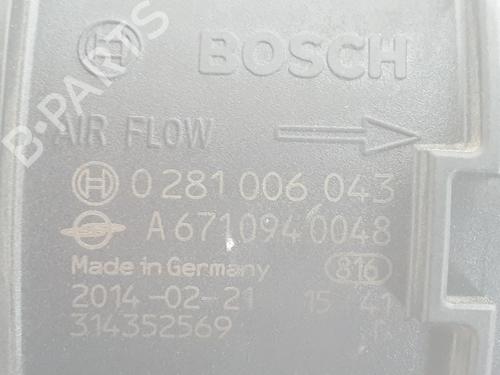 Medidor de massa de ar SSANGYONG KORANDO (CK) 2.0 e-XDi | BP30753857M95