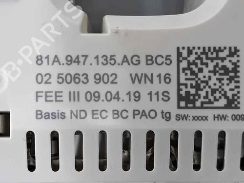 Interior roof light AUDI A1 Sportback (GBA) 25 TFSI | BP7418662I8 