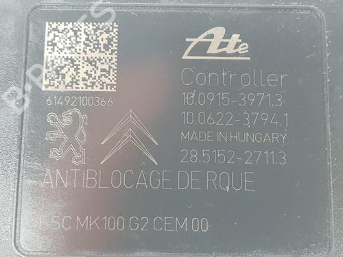 ABS pump CITROËN C4 CACTUS 1.6 BlueHDi 100 | BP22374953M43 