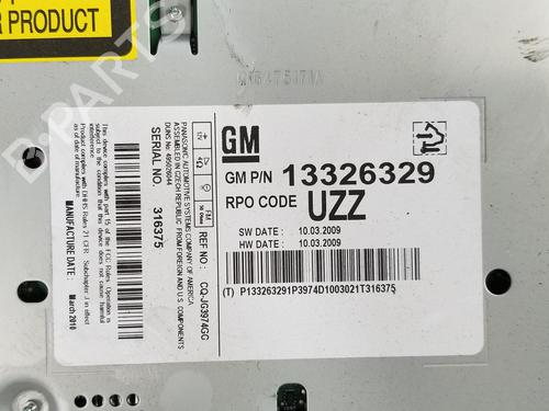 Radio OPEL INSIGNIA A (G09) 2.0 CDTI (68) | BP12465003E6 