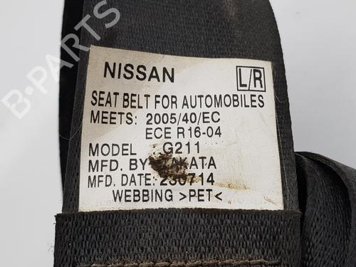 Rear left seatbelt NISSAN NAVARA NP300 (D40)  | BP26660544I29 
