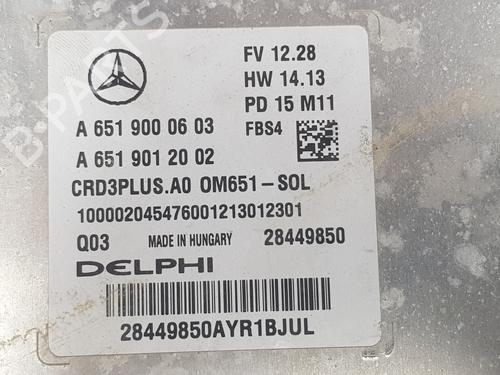 Engine control unit (ECU) MERCEDES-BENZ C-CLASS (W205) C 220 BlueTEC / d (205.002, 205.004) | BP8637870M57 
