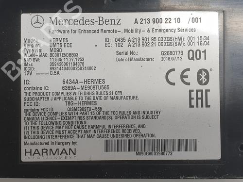 Electronic module MERCEDES-BENZ A-CLASS (W176) A 200 CDI / d (176.008) | BP29731690M83 