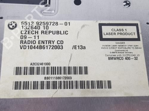 Radio BMW X1 (E84) sDrive 18 d | BP17360933E6 