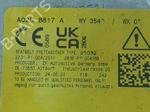 Kollisonspute sett FORD TRANSIT COURIER V769 Box Body/MPV (N3P) 1.0 EcoBoost | BP31052754C86 