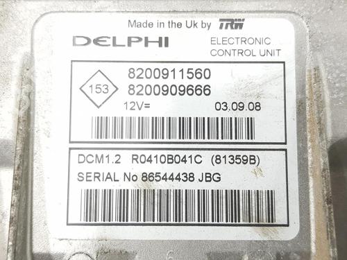 Engine control unit (ECU) RENAULT MEGANE II (BM0/1_, CM0/1_) 1.5 dCi (BM1F, CM1F) | BP18432379M57 