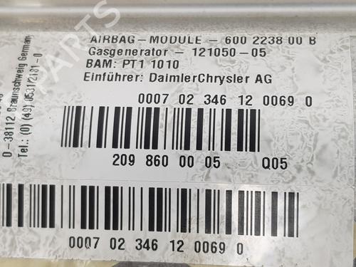 Passenger airbag MERCEDES-BENZ CLK (C209) CLK 240 (209.361) | BP15090803C10 