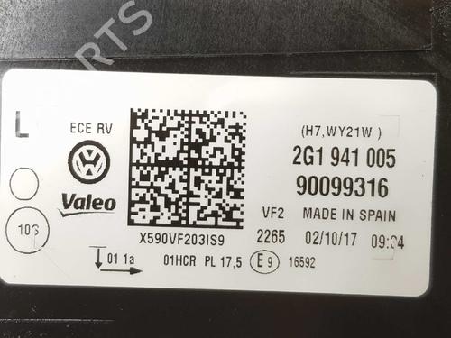 Left headlight VW POLO VI (AW1, BZ1, AE1) | BP31382552C28