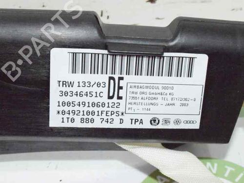 Right curtain airbag VW TOURAN (1T1, 1T2) 1.9 TDI | BP758593C12 