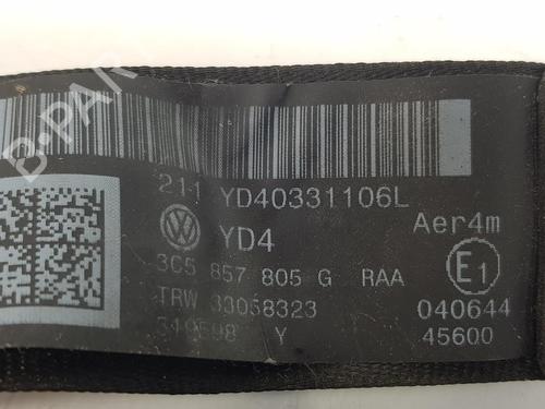 Rear left seatbelt VW PASSAT B6 (3C2) 2.0 TDI | BP15409805I29 