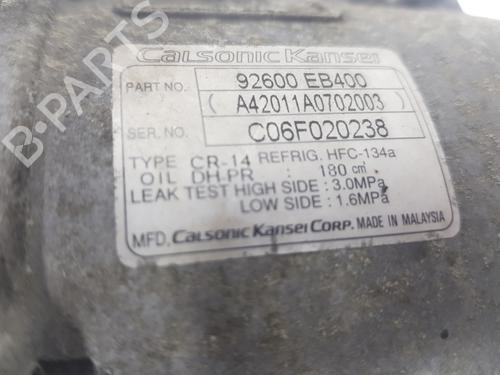 AC compressor NISSAN NAVARA NP300 (D40) 2.5 dCi 4WD (D40TT, D40T, D40M, D40BB) | BP8613593M34 