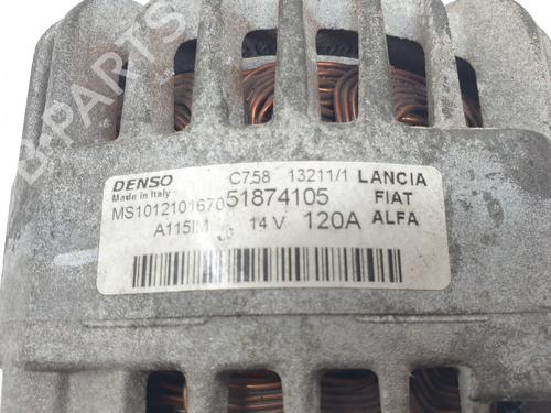 Alternator ALFA ROMEO MITO (955_) 0.9 TwinAir (955AXY1B) | BP37664481M7  - Image 5