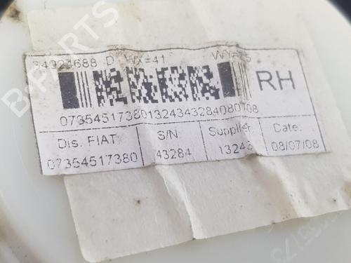 Rear right seatbelt FIAT 500 (312_) 1.3 D Multijet (312AXB1A) | BP7881331I28 
