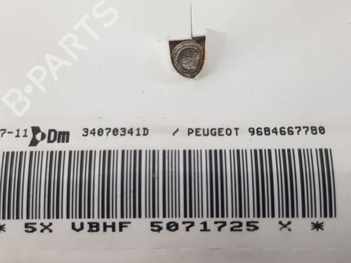 Right curtain airbag PEUGEOT 3008 I MPV (0U_) 1.6 HDi | BP8883926C12 
