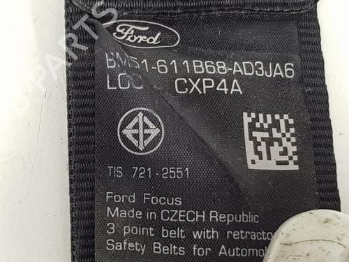 Rear right seatbelt FORD FOCUS III 1.0 EcoBoost | BP20491938I28 