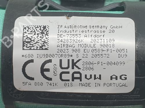 Left curtain airbag CUPRA LEON (KL1, KU1, KUG)  | BP29358581C11 