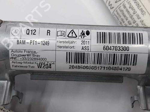 Right curtain airbag MERCEDES-BENZ C-CLASS (W204) C 220 CDI (204.008) | BP3654695C12 