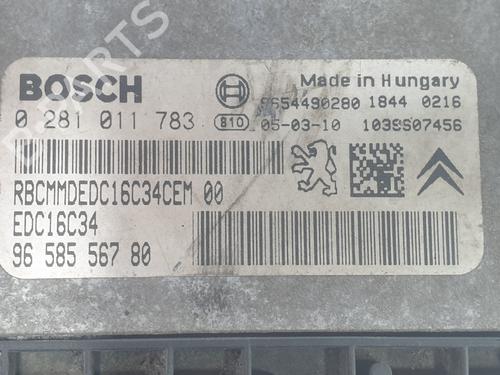 Motorstyringsenhed PEUGEOT 206 Hatchback (2A/C) 1.4 HDi eco 70 | BP29628837M57 