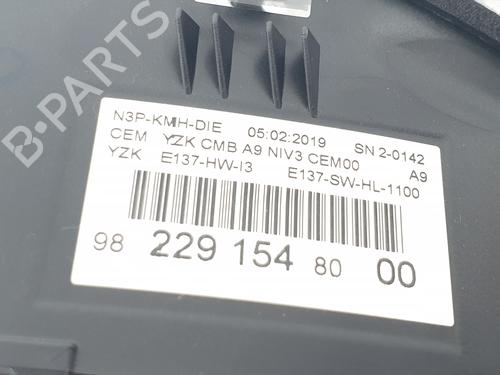 Instrument cluster PEUGEOT 208 I (CA_, CC_) 1.6 BlueHDi 100 | BP20190470C47