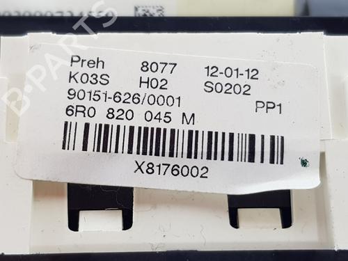 Climate control VW POLO V (6R1, 6C1) 1.6 TDI | BP30682454I5 