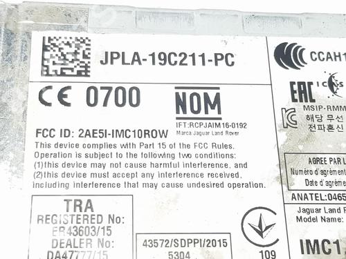 Elektronische module JAGUAR I-PACE (X590) EV400 AWD | BP17682455M83 