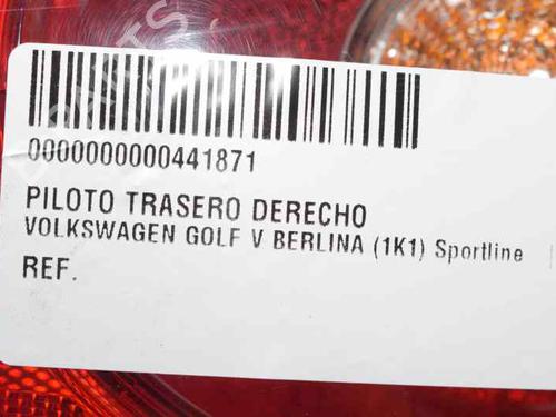 Right taillight VW GOLF V (1K1) 2.0 TDI 16V | BP766930C35 