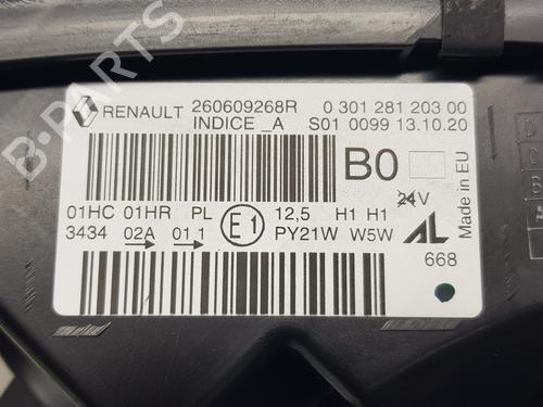 Left headlight RENAULT CAPTUR I (J5_, H5_) | BP32405218C28