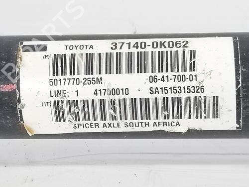 Driveshaft TOYOTA HILUX VII Pickup (_N1_, _N2_, _N3_) 2.5 D-4D 4WD (KUN25) | BP8820782M37 