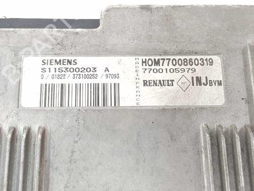 Engine control unit (ECU) RENAULT MEGANE I (BA0/1_) 1.6 e (BA0F, BA0S) | BP20186501M57 