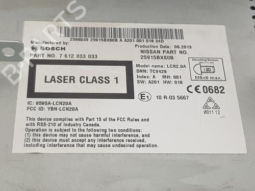 Electronic module NISSAN JUKE (F15)  | BP26214779M83 