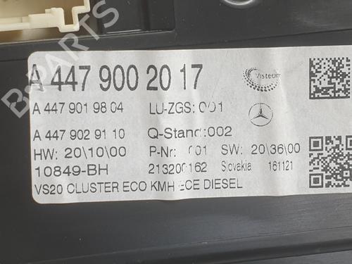 Instrument cluster MERCEDES-BENZ VITO Van (W447) 110 CDI (447.601, 447.603, 447.605) | BP28357363C47 