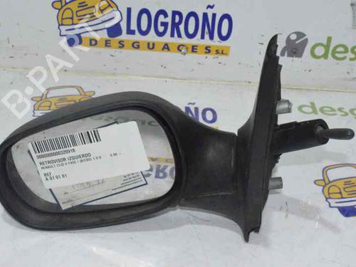 Left mirror RENAULT CLIO II (BB_, CB_) 1.9 D (B/CB0E, BB0J) (64 hp) 1434706