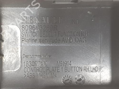 Right front window switch RENAULT CLIO IV (BH_) 1.5 dCi 90 | BP12462098I26 