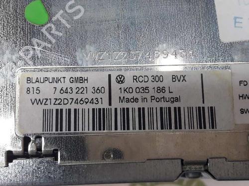 Radio VW TOURAN (1T1, 1T2) 2.0 FSI | BP3253994E6 