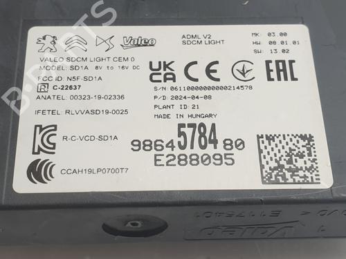 Electronic module OPEL ASTRA L Sports Tourer (O5) 1.2 (FRHNPJ) | BP24396842M83 