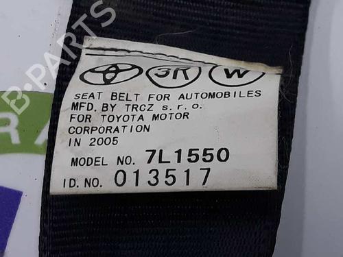 Rear right seatbelt TOYOTA COROLLA Verso (ZER_, ZZE12_, R1_) 2.0 D-4D (CUR10_, CUR10R) | BP6623767I28 