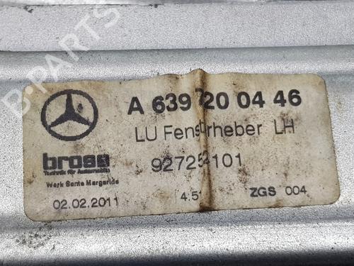 Front left window mechanism MERCEDES-BENZ VIANO (W639) CDI 2.2 (639.811, 639.813, 639.815, 639.711, 639.713) | BP29290392C22 