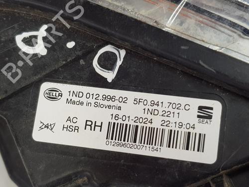 Right front fog light SEAT LEON (KL1, KLG)  | BP29436615C31 