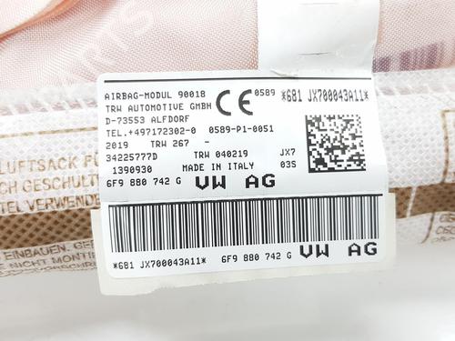 Right curtain airbag SEAT ARONA (KJ7, KJP) 1.0 TSI | BP15126418C12 