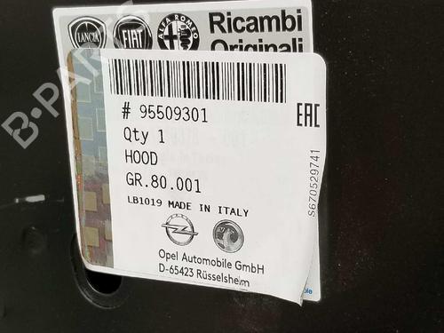 Hood OPEL COMBO Box Body/MPV (X12) 1.6 CDTI (B05) | BP10256800C1 