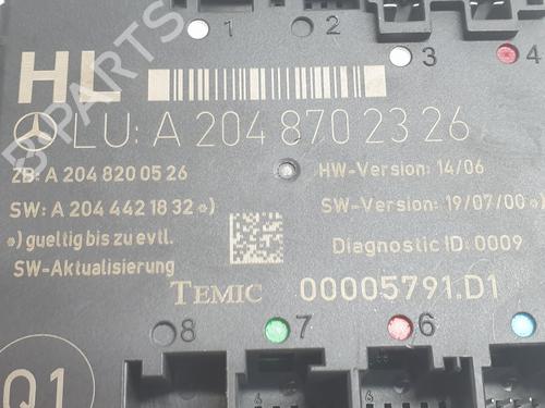 Electronic module MERCEDES-BENZ C-CLASS (W204) C 320 CDI (204.022) | BP24126179M83 