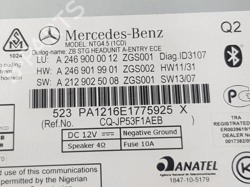 Electronic module MERCEDES-BENZ CLA Coupe (C117) CLA 200 CDI (117.301) | BP7205825M83 