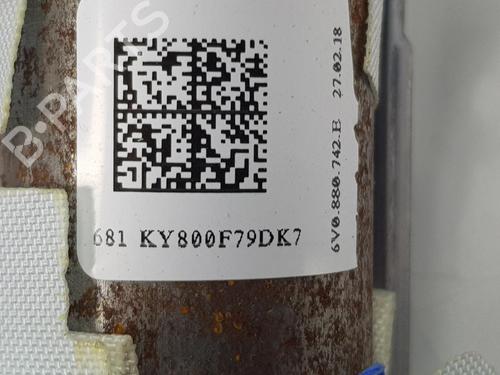 Høyre gardin kollisjonspute SKODA FABIA III (NJ3) 1.0 TSI | BP16970795C12 