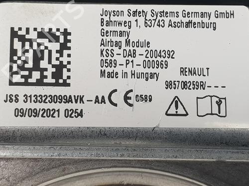 Kollisonspute sett DACIA DUSTER SUV Van 1.5 dCi 4x4 | BP9554960C86 