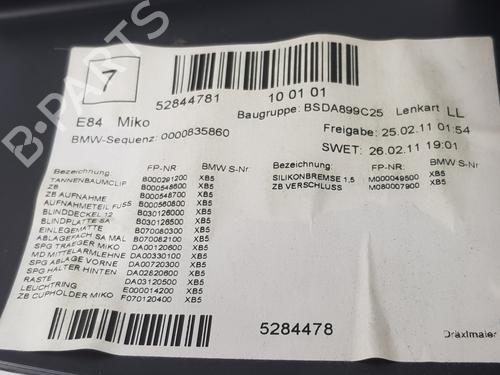 Armrest / Center console BMW X1 (E84) sDrive 20 d | BP17710982I20 