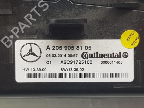 Climate control MERCEDES-BENZ C-CLASS (W205) C 220 BlueTEC / d (205.002, 205.004) | BP11964701I5 