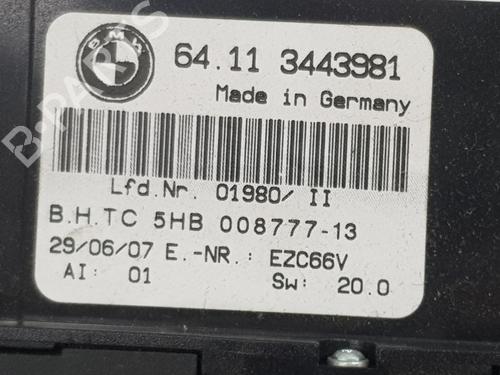 Climate control BMW X3 (E83) 2.0 d | BP17171143I5 